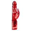 VIBRATORE RABBIT RUOTANTE E VIBRANTE "ROBO RABBIT-RED"