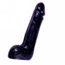 FALLO IN SILICONE 16 CM. ALL BLACK SERIES "SAM"